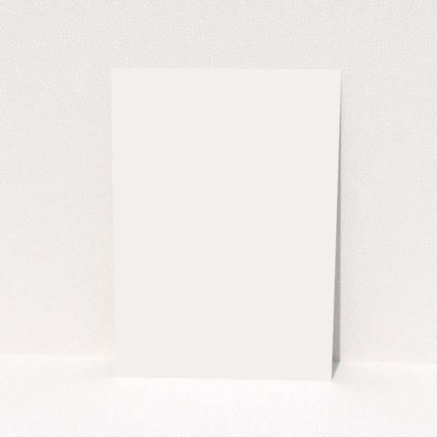 Wedding thank you card reverse side design with no photos, named Portrait