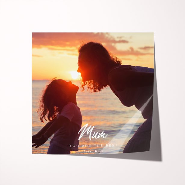 A Mother's Embrace Premium Quality Silver Halide Photo Poster - Embrace the Heartfelt Joy