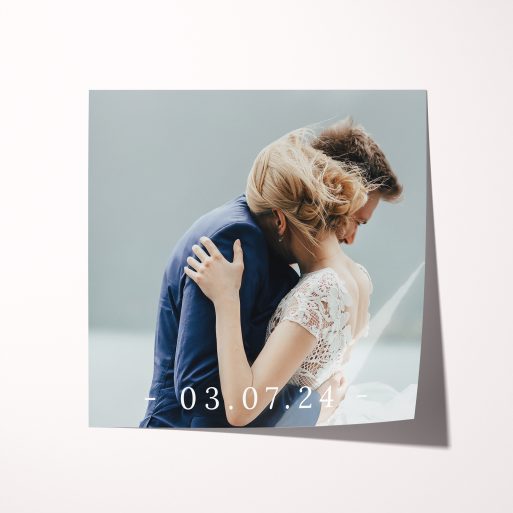 Date Stamp High-Resolution Silver Halide Photo Print - Showcase One Special Photo