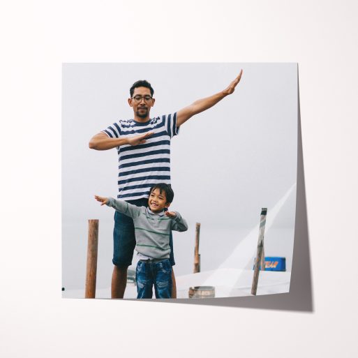 Fatherly Festivities High-Resolution Silver Halide Poster - Honour Fatherhood with a Cherished Photo