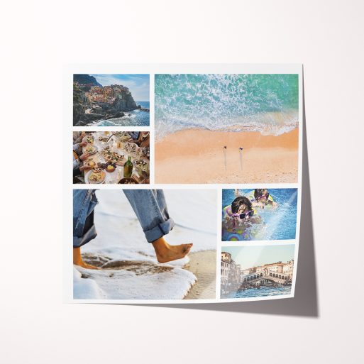 Festive Harmony 3D High-Resolution Silver Halide Photo Prints - Create a Stunning Collage with 9 Photos