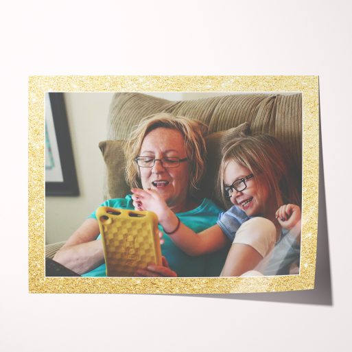 Premium Quality Photo Poster - Sparkles design - Illuminate your memories with this heartwarming and high-resolution silver halide print.