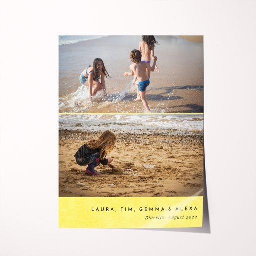 Illuminate memories with our 'Bright Yellow' Long-Lasting Silver Halide Photography Print – a radiant showcase for your most precious moments.