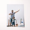 Fatherly Festivities High-Resolution Silver Halide Poster - Personalized Fatherhood Keepsake