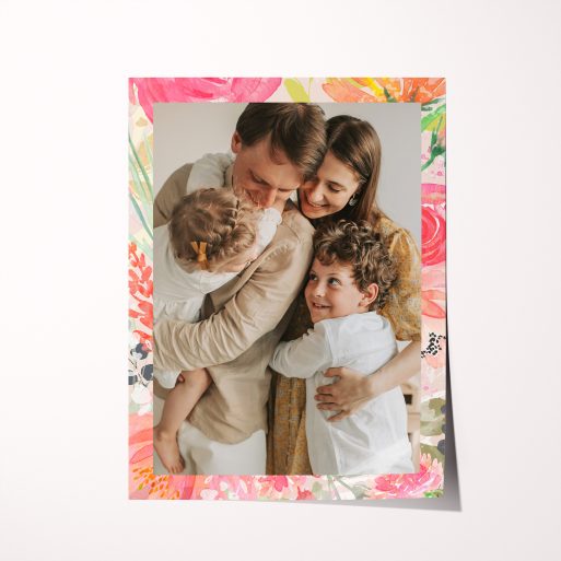 Floral Zing Long-Lasting Silver Halide Photography Poster - Elevate your decor with this premium poster, offering a modern way to showcase cherished moments.