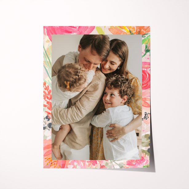 Floral Zing Long-Lasting Silver Halide Photography Poster - Elevate your decor with this premium poster, offering a modern way to showcase cherished moments.