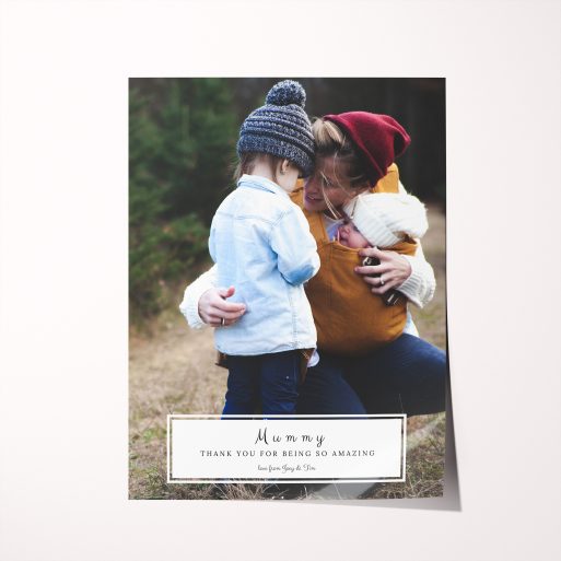 Eternal Love Long-Lasting Silver Halide Photo Poster - Capture cherished moments with this timeless poster. Perfect gift for Mother's Day – express love with the 'Mom's Elegance' photo poster.