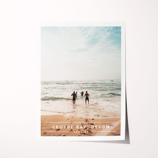 There and Then Long-Lasting Silver Halide Photography Poster - Transform cherished moments with this customizable poster, capturing the essence of your experiences in portrait orientation.