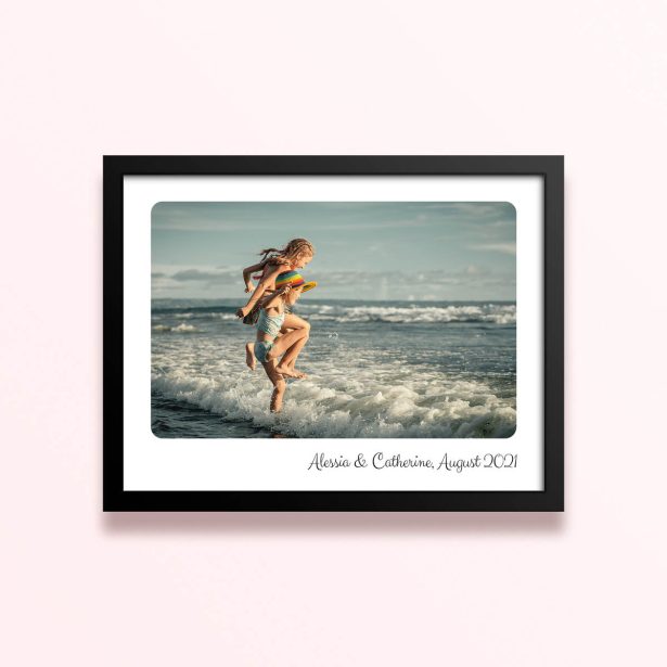 Simple framed prints designs with one photo for personalised decoration