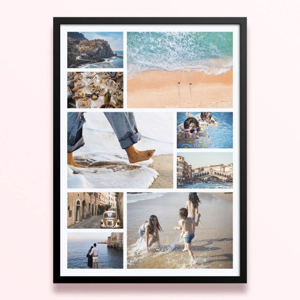 Simple framed prints designs featuring 10 photos for a personalised touch