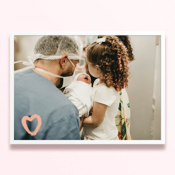 Simple framed prints designs featuring one photo for personalised photo gifts