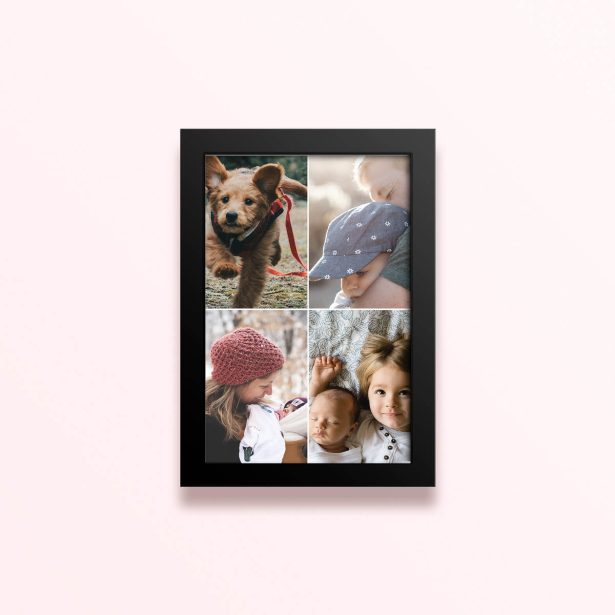 Simple framed prints designs with four photos