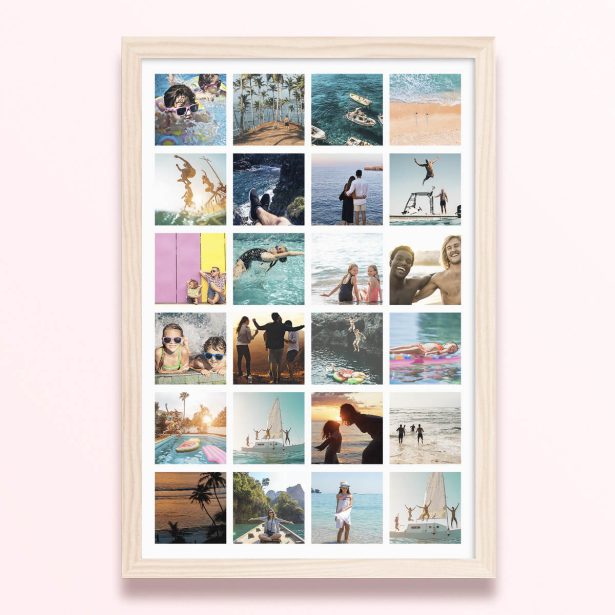 Simple framed prints designs showcasing 24 photographs