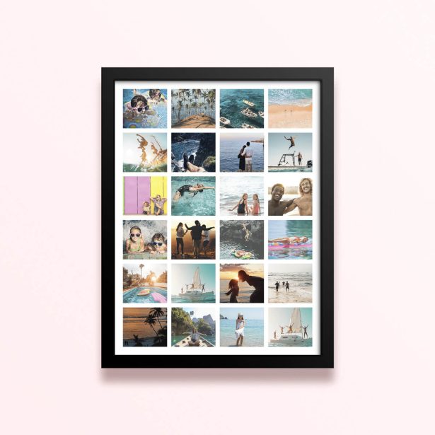 Simple framed prints designs showcasing 24 photographs