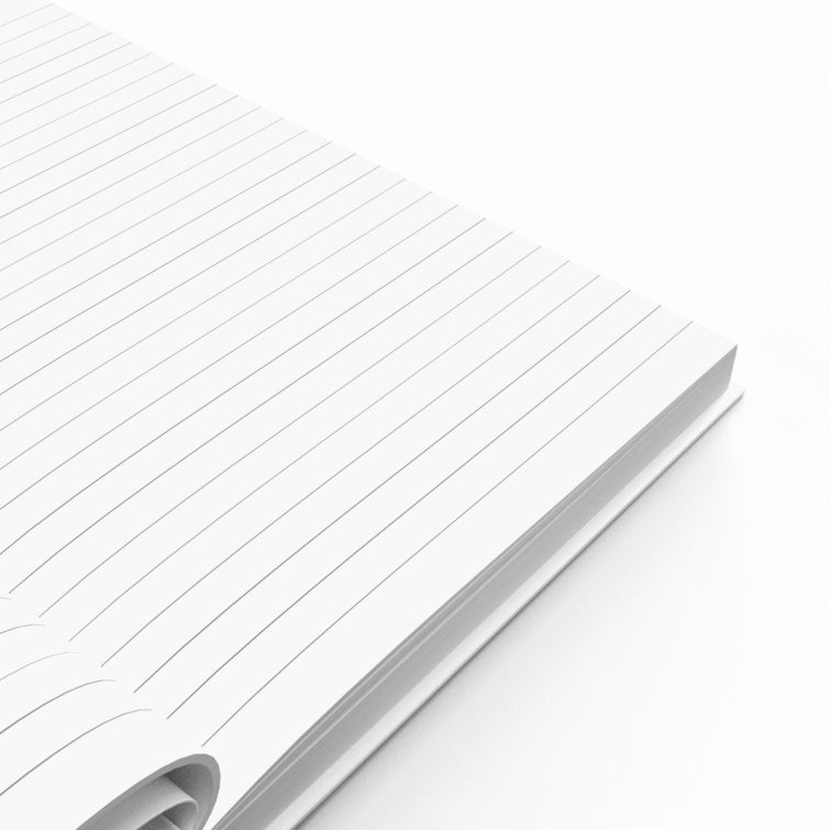 Colourful notebook cover design with one photo, ideal for personalisation, by Utterly Printable.
