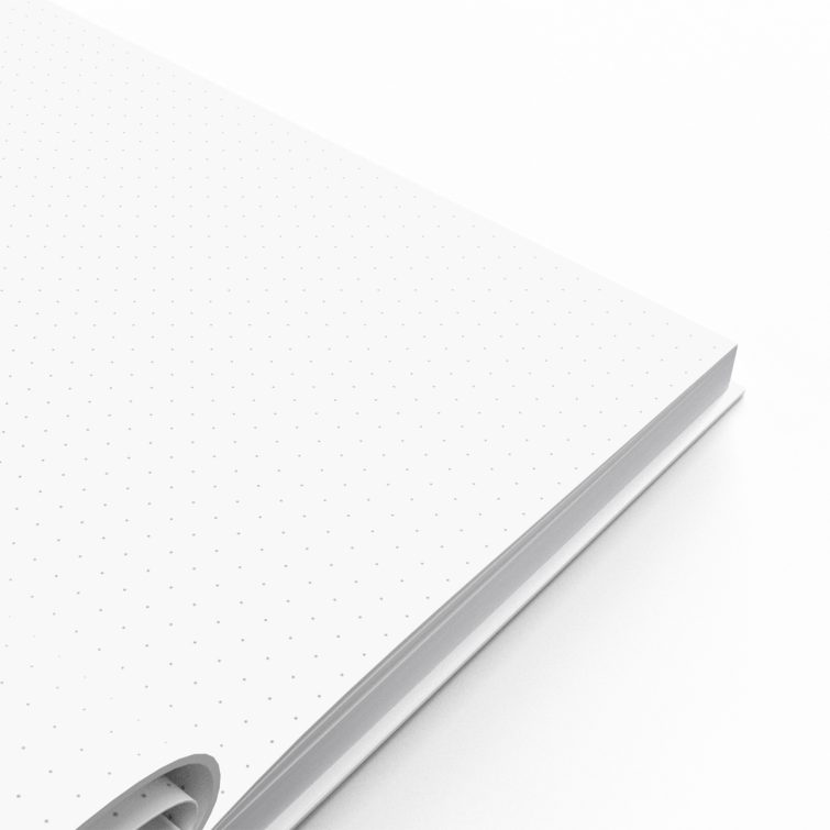 Colourful notebook cover design with one photo, ideal for personalisation, by Utterly Printable.