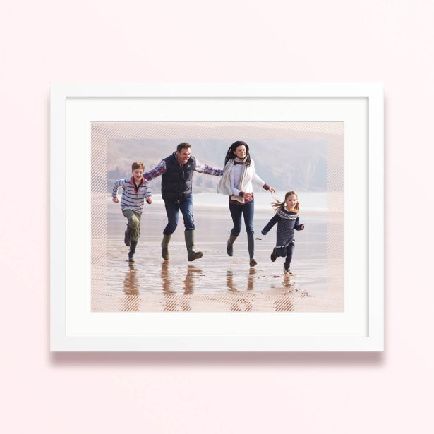 striped frame delight photo print family fun design 400x300 landscape white - Striped Frame Delight