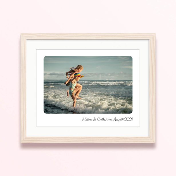 summer charm framed mounted photo print beach design 400x300 landscape wood - Summer Charm