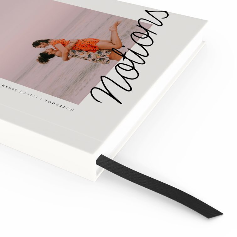 Personalised notebook design with one photo, ideal for custom printing with Utterly Printable.