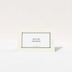 A table place card template titled "Deco Cream". It is an 85 x 55mm card in a landscape orientation. "Deco Cream" is available as a folded card, with mainly cream colouring.