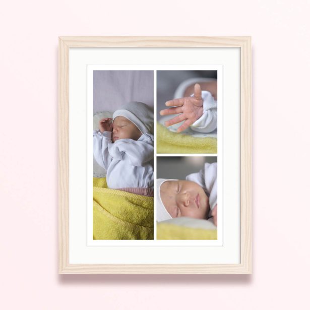 tri panel harmony framed mounted photo print collage 400x300 portrait wood - Tri-Panel Harmony