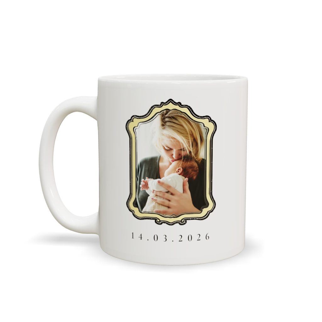 Vintage Portrait Frame in Personalised Mugs
