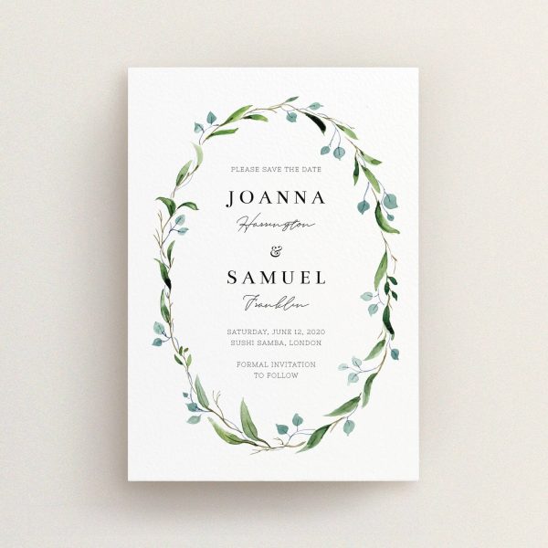 Wedding Save the Dates Print or Download Utterly Printable