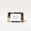 Wild Jungle Night Place Cards - Enchanting Nocturnal Jungle Wedding Place Card Template. This is a view of the front